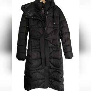 Vince Camuto Women's Black Puffer Long Coat  NWT